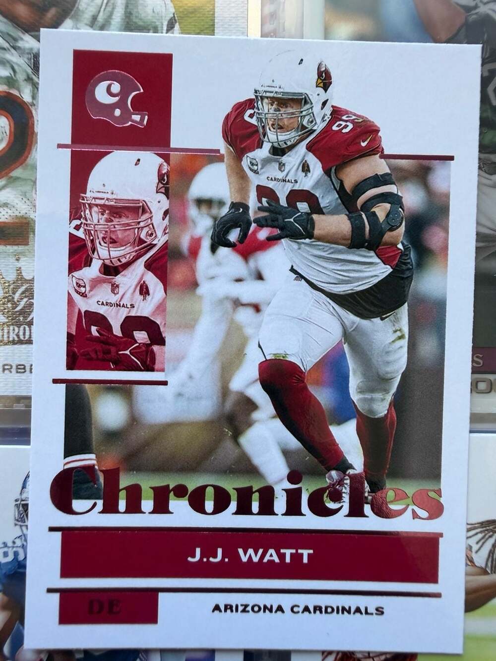 J.J. Watt 2021 Panini Chronicles Football Base Card #2 Arizona Cardinals